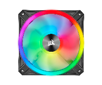 Вентилатор Corsair iCUE QL120 Black, RGB, PWM, 120mm - CORSAIR-FAN-QL120-BK