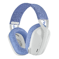 Геймърски безжични слушалки Logitech G435 Lightspeed Wireless, Микрофон, Бял