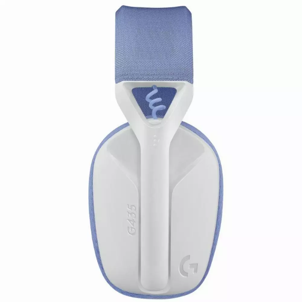 Геймърски безжични слушалки Logitech G435 Lightspeed Wireless, Микрофон, Бял