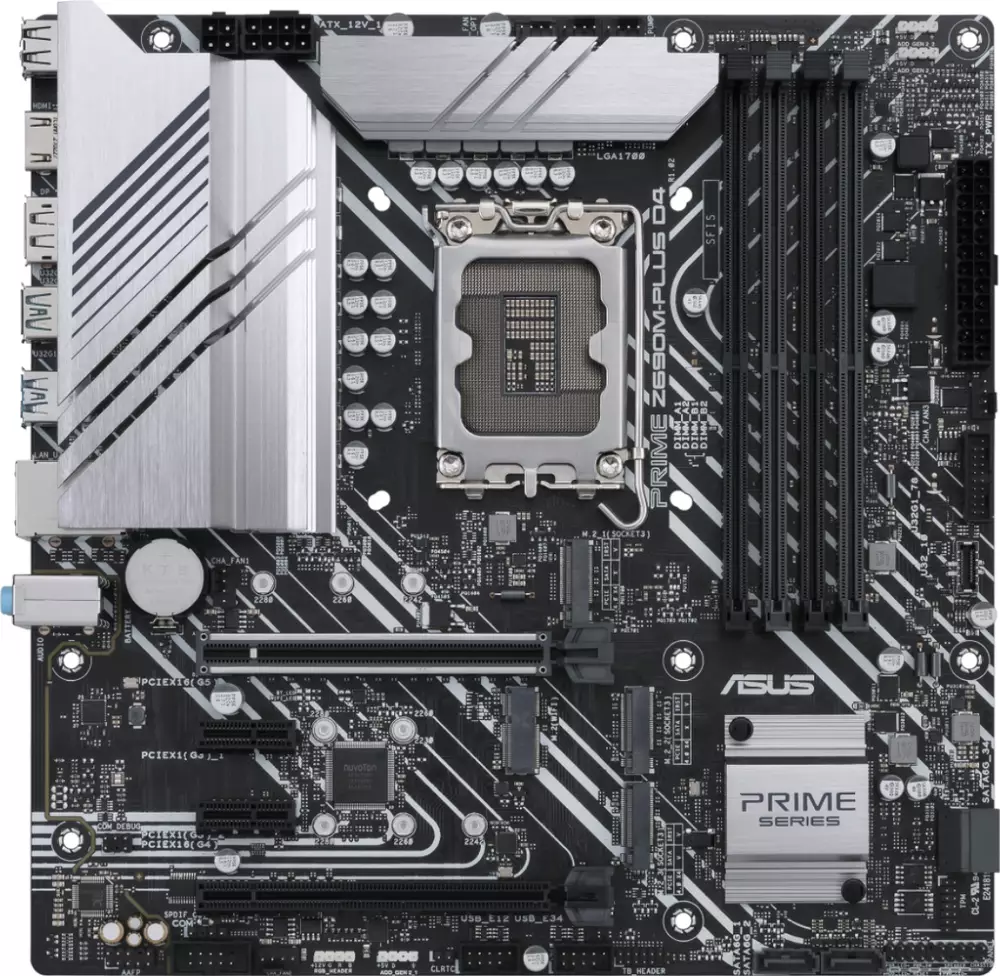 Дънна платка ASUS PRIME Z690M-PLUS D4 LGA1700 DDR4