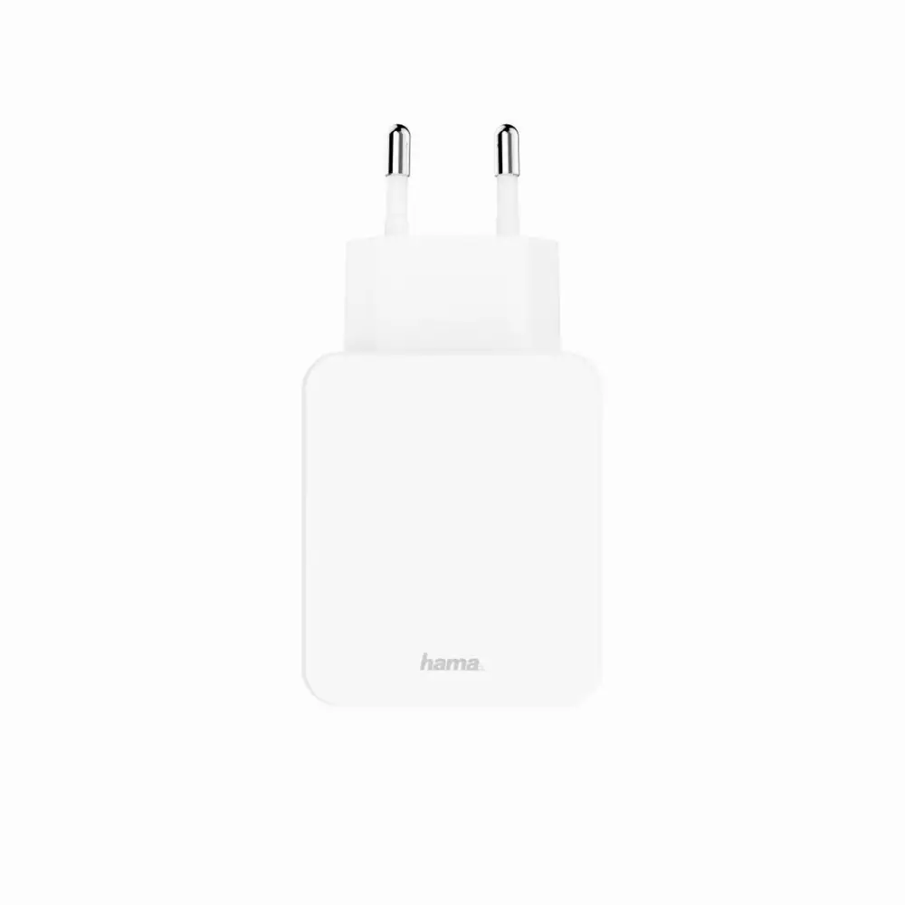 Мрежово зарядно HAMA 183277, USB Type-C, Power Delivery (PD), Qualcomm, 18 W, Бял