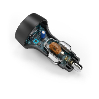 Зарядно за кола HAMA 210576, USB Type-C, Power Delivery (PD), Qualcomm, 25 W, Черен