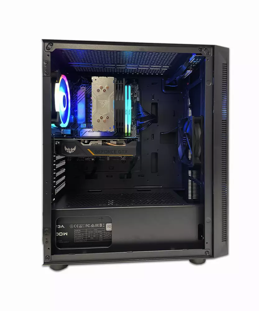 Геймърски компютър MARK I Guardian (Intel Core i3-10100F, H510M, 16GB DDR4, 512GB SSD, GeForce GTX 1650 4GB, 500W 80+)