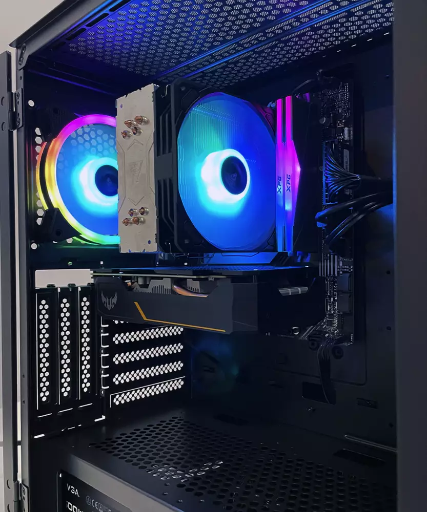 Геймърски компютър MARK I Guardian (Intel Core i3-10100F, H510M, 16GB DDR4, 512GB SSD, GeForce GTX 1650 4GB, 500W 80+)