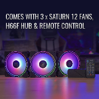 Комплект вентилатори AeroCool Saturn 12F ARGB Pro 3-in 1 - ACF3-ST10247.01