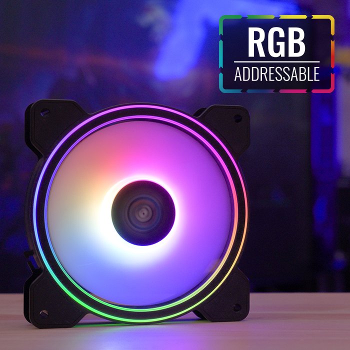 Вентилатор AeroCool Saturn 12F ARGB - ACF3-ST10237.01