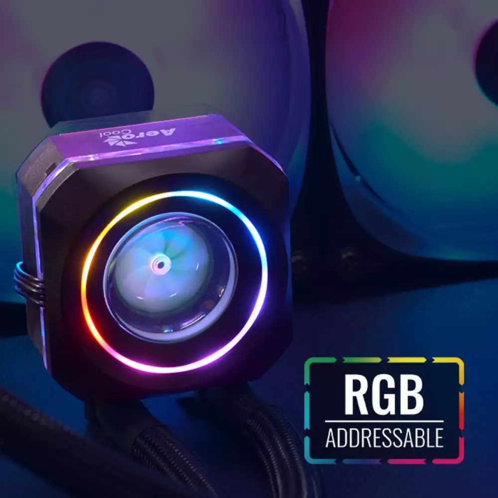 Водно охлаждане за процесор AeroCool Pulse L240F ARGB - ACLA-PS24117.71