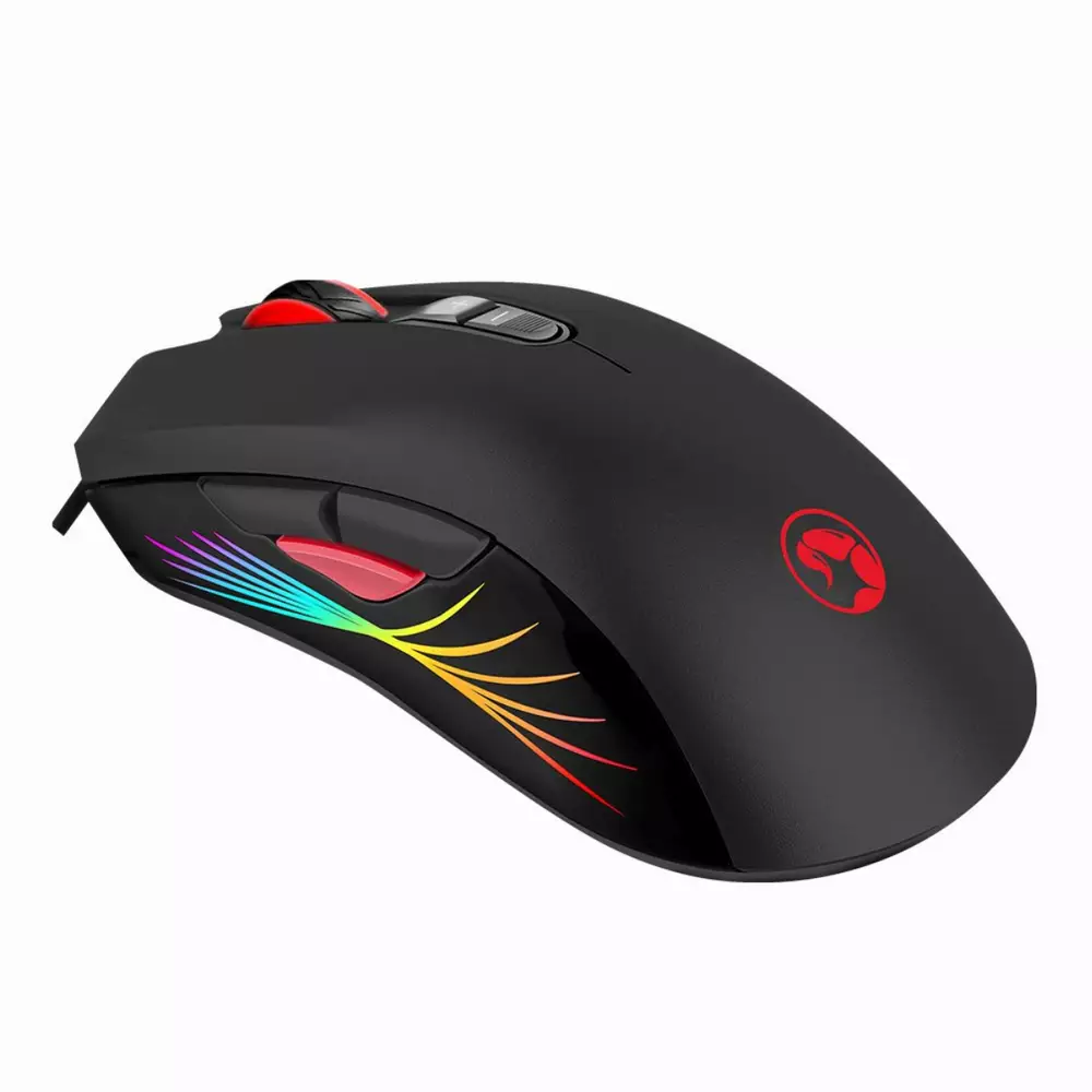 Геймърска мишка Marvo M519 RGB - 12000dpi, 8 programmable buttons, 1000Hz