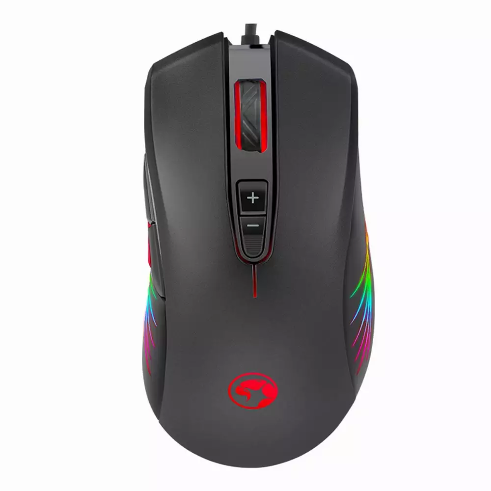 Геймърска мишка Marvo M519 RGB - 12000dpi, 8 programmable buttons, 1000Hz