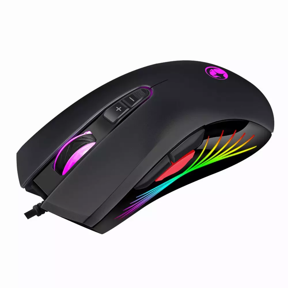 Геймърска мишка Marvo M519 RGB - 12000dpi, 8 programmable buttons, 1000Hz