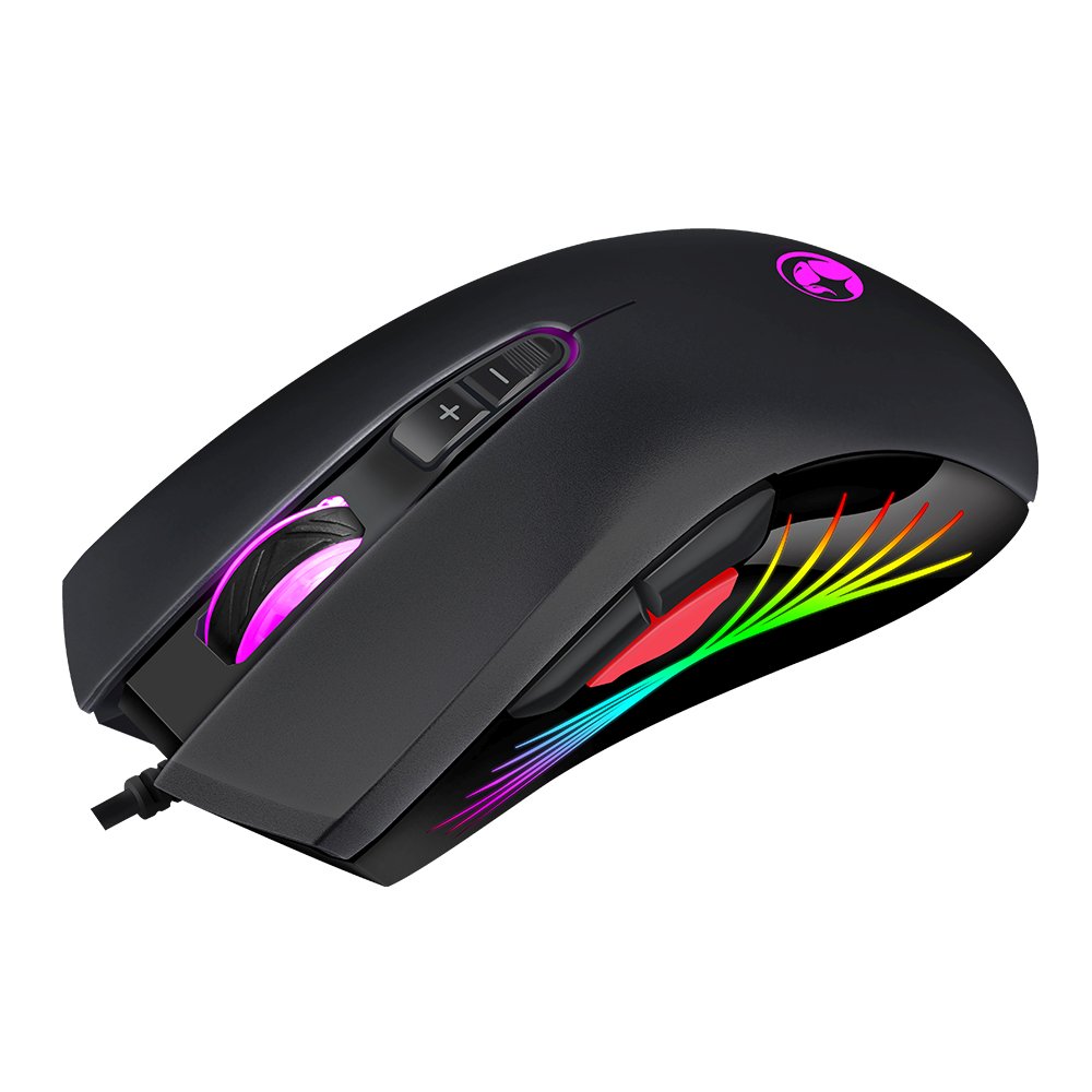 Геймърска мишка Marvo M519 RGB - 12000dpi, 8 programmable buttons, 1000Hz