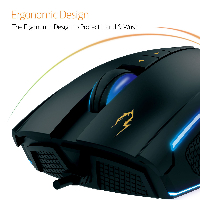 Геймърска мишка Gamdias  - ZEUS P2 - 16000dpi, RGB