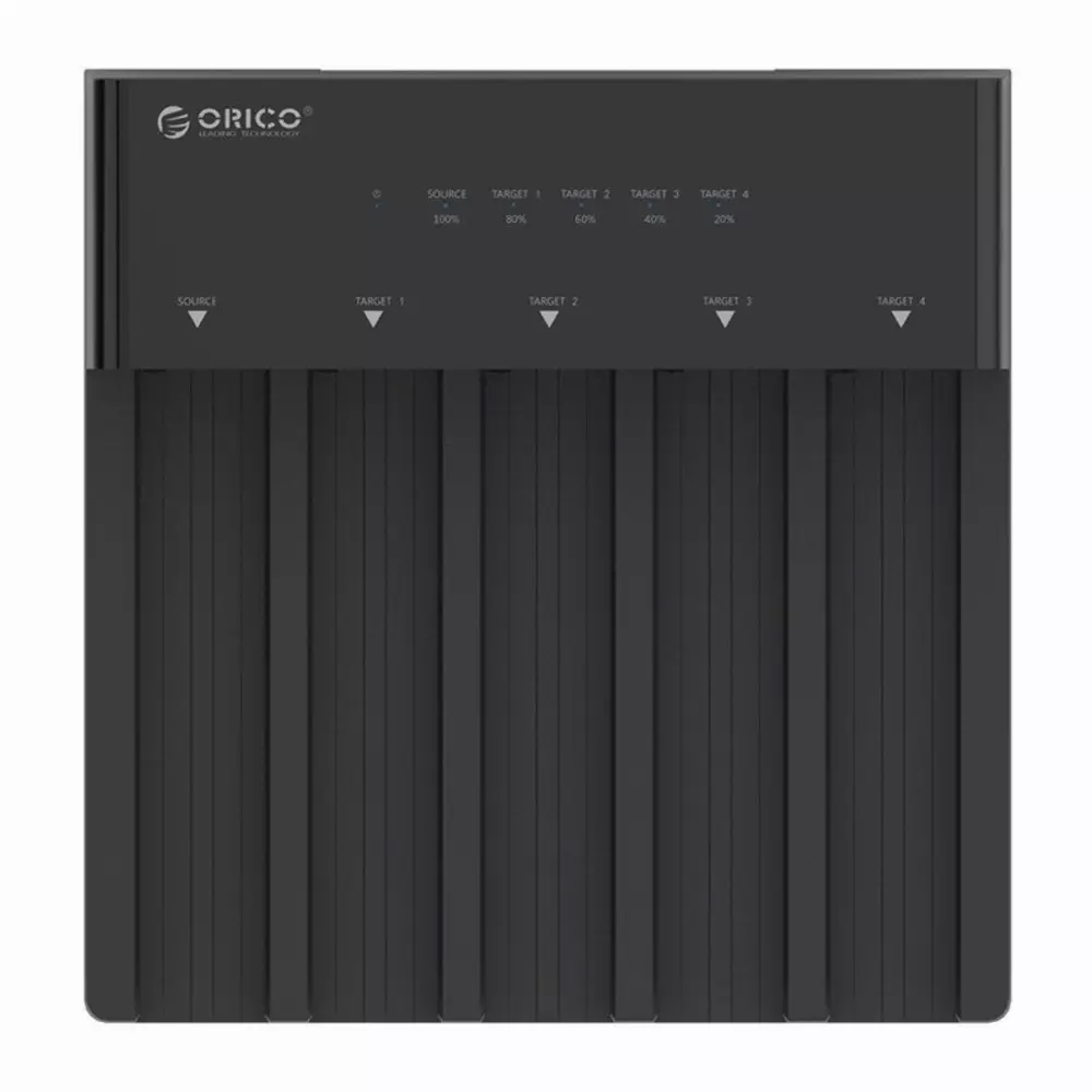 Orico докинг станция Storage - HDD/SSD Dock/Duplicator - 5x 2.5 and 3.5 inch USB3.0 - 6558US3