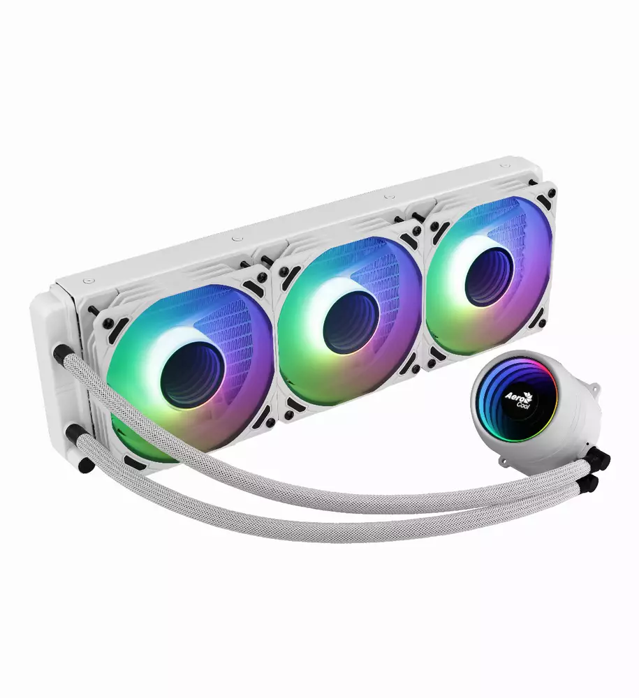 Водно охлаждане за процесор AeroCool Mirage L360 White Water Cooler ARGB - ACLA-MR36127.71