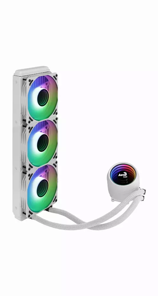 Водно охлаждане за процесор AeroCool Mirage L360 White Water Cooler ARGB - ACLA-MR36127.71