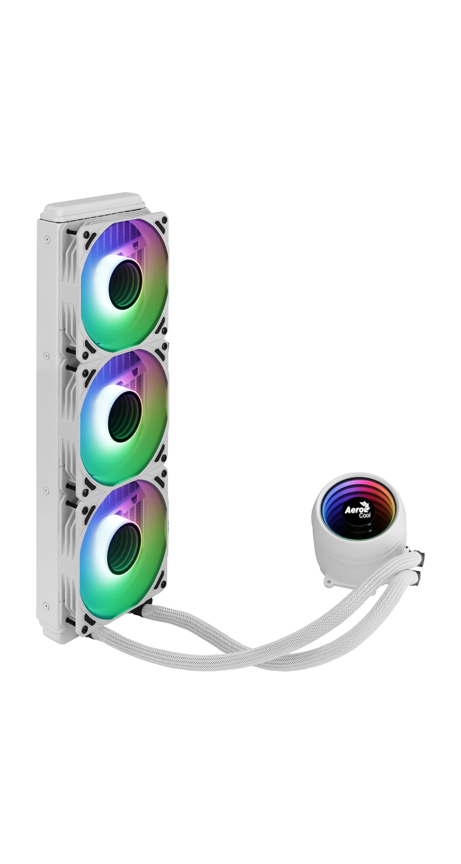 Водно охлаждане за процесор AeroCool Mirage L360 White Water Cooler ARGB - ACLA-MR36127.71