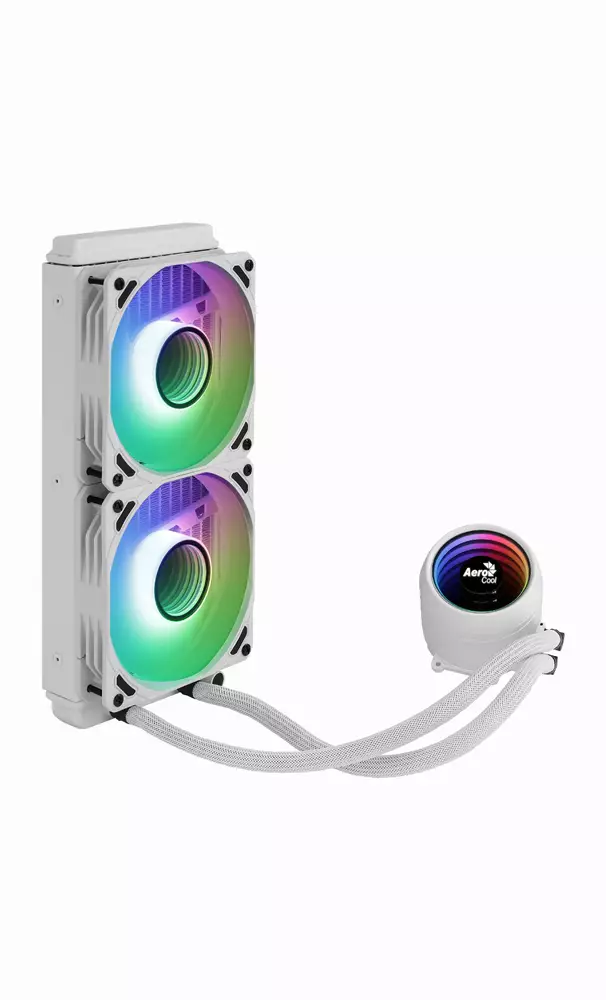 Водно охлаждане за процесор AeroCool Mirage L240 White Water Cooling ARGB - ACLA-MR24127.71
