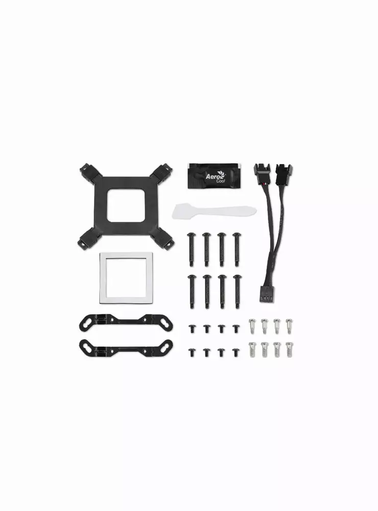 Водно охлаждане за процесор AeroCool Mirage L240 White Water Cooling ARGB - ACLA-MR24127.71