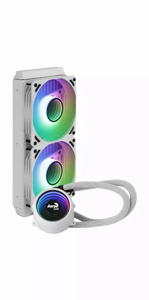 Водно охлаждане за процесор AeroCool Mirage L240 White Water Cooling ARGB - ACLA-MR24127.71
