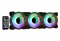 Вентилатори AeroCool Mirage 12 Pro Fan Pack 3-in-1 3x120mm ARGB with Hub, Remote - ACF3-MR10227.11