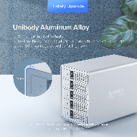 Orico докинг станция Storage - HDD Dock - 4 BAY with RAID, Aluminium - 9548RU3