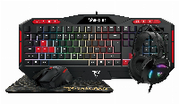 Геймърски комплект Gamdias  4-in-1 Keyboard, Mouse, Headphones, Pad - POSEIDON M2