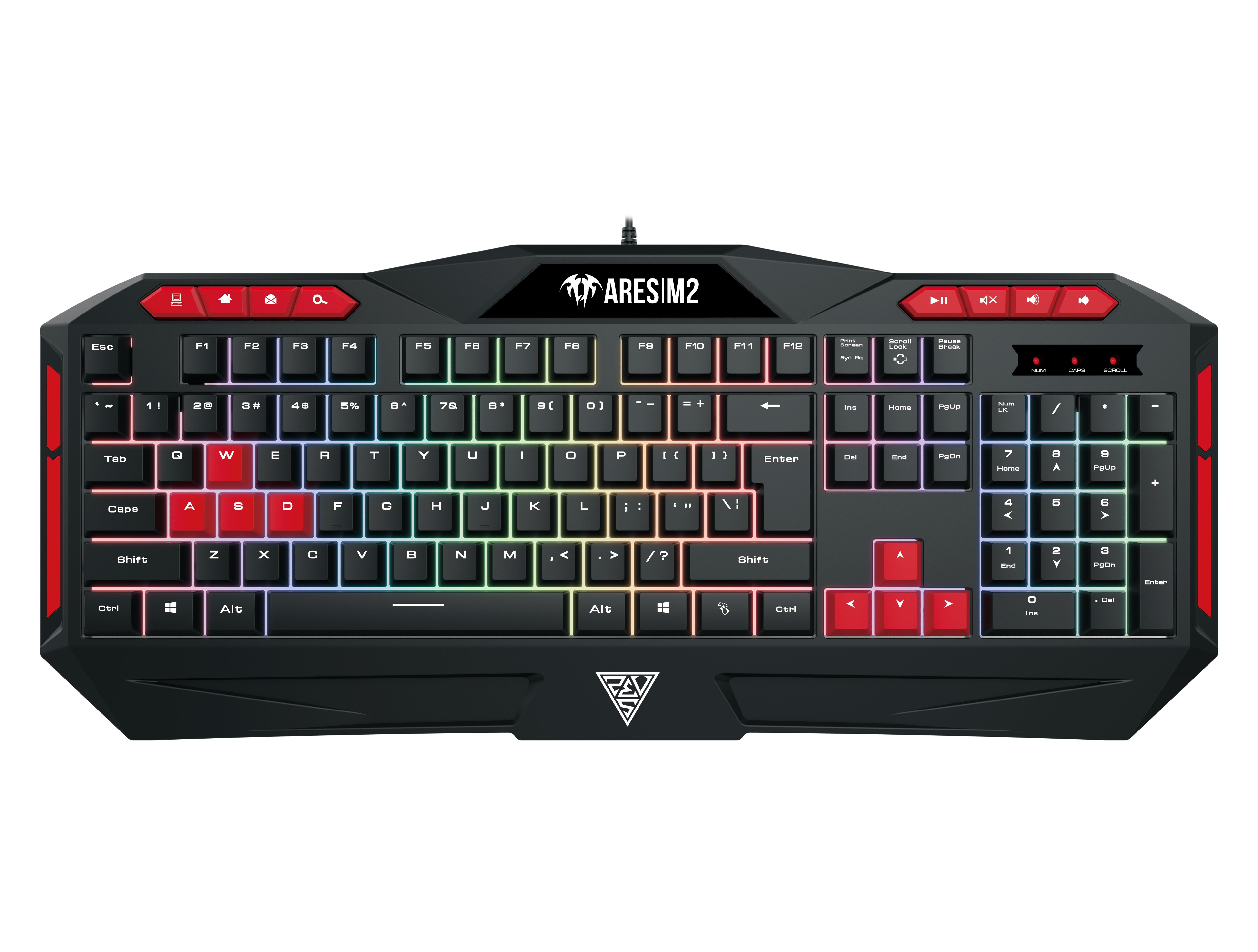 Геймърски комплект Gamdias 3-in-1 Keyboard, Mouse, Pad - ARES M2