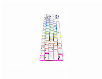 Геймърска клавиатура GAMDIAS HERMES E3 RGB - White, 61 keys, 1000Hz