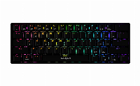Геймърска клавиатура GAMDIAS HERMES E3 RGB - Black, 61 keys, 1000Hz