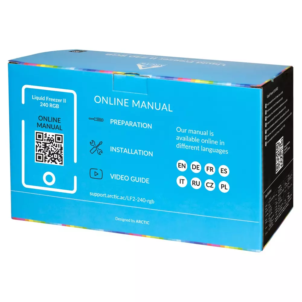 Водно охлаждане за процесор Arctic Liquid Freezer II 240 RGB with Controller - ACFRE00099A