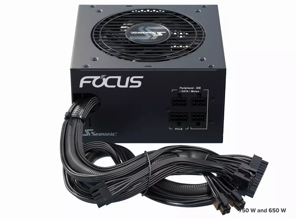 Захранване Seasonic FOCUS GM-650 SSR-650FM (650W) 80+ Gold PSU