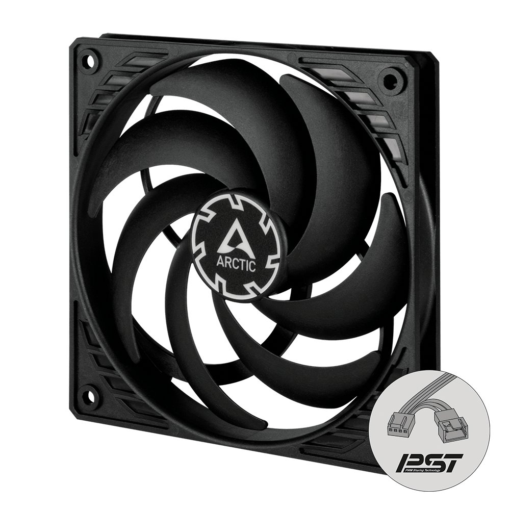 Вентилатор Arctic P12 SLIM PWM PST Fan 120x120x15mm 300-2100 RPM - ACFAN00187A   