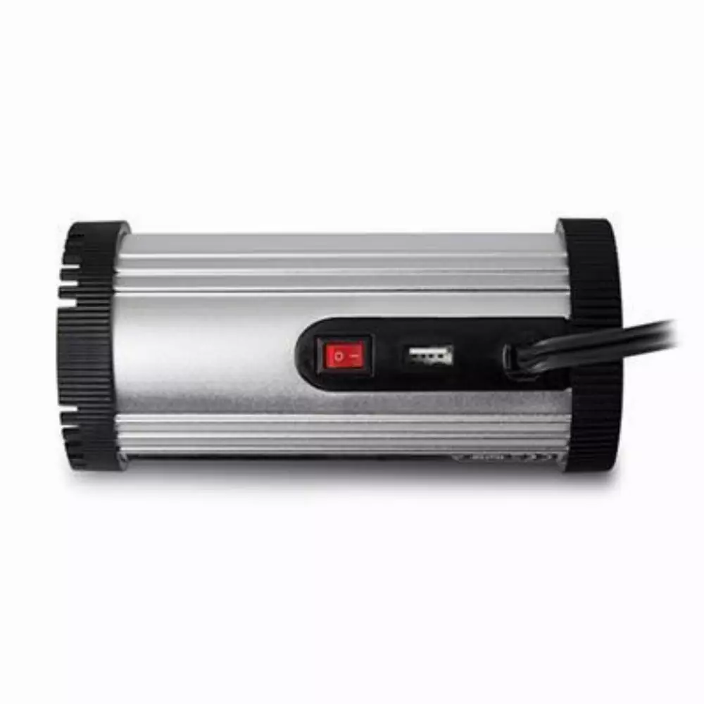 Инвертор Ewent EW3990 DC/AC 12V - 230V 150W USB 2.1 A Сребрист