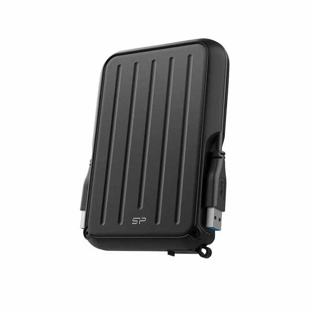 Външен диск Silicon Power Armor A66 2.5" 2TB USB 3.2 Gen 1 Удароустойчив - SP020TBPHD66SS3K