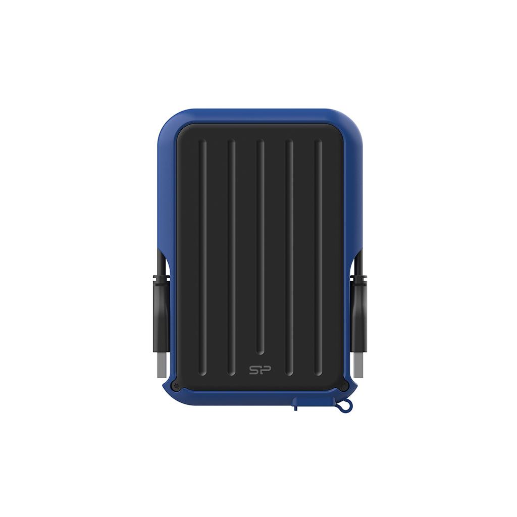 Външен диск Silicon Power Armor A66 2.5" 2TB USB 3.2 Gen 1 Удароустойчив - SP020TBPHD66SS3B