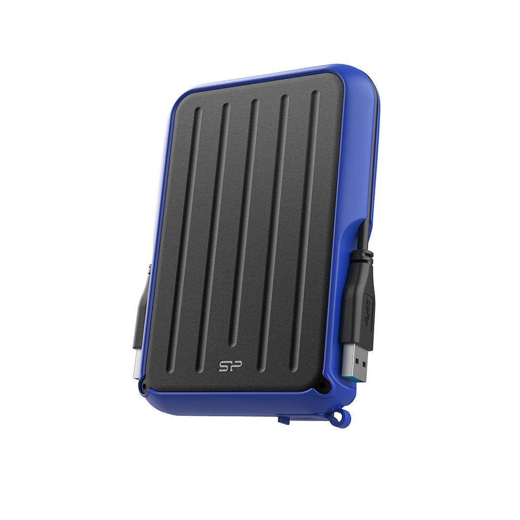 Външен диск Silicon Power Armor A66 2.5" 2TB USB 3.2 Gen 1 Удароустойчив - SP020TBPHD66SS3B
