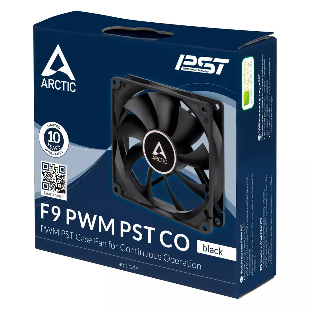 Вентилатор Arctic Fan F9 PWM PST CO (black) - ACFAN00215A
