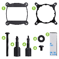 Водно охлаждане EVGA CLC 120mm All-In-One CPU Liquid Cooler - 400-HY-CL11-V1