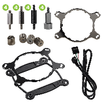 Водно охлаждане EVGA CLC 360mm All-In-One RGB LED CPU Liquid Cooler - 400-HY-CL36-V1