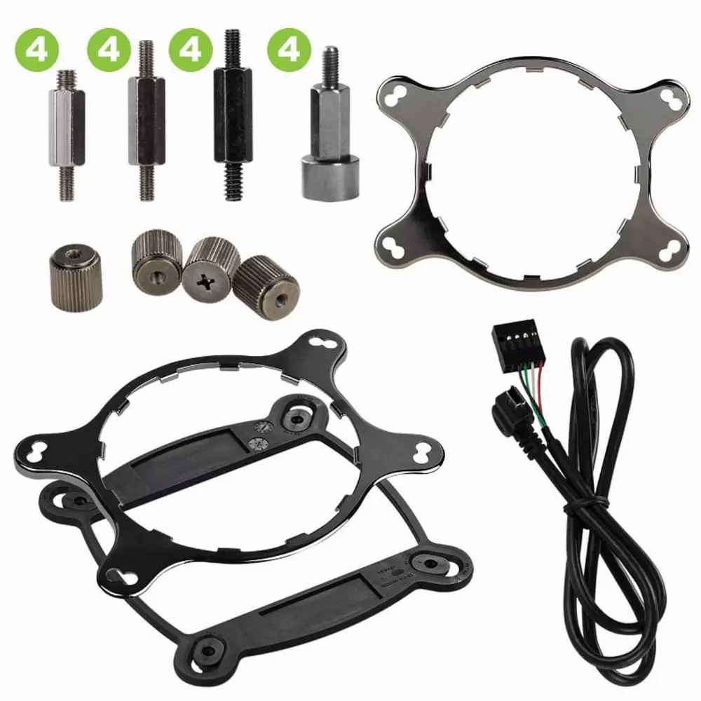 Водно охлаждане EVGA CLC 360mm All-In-One RGB LED CPU Liquid Cooler - 400-HY-CL36-V1