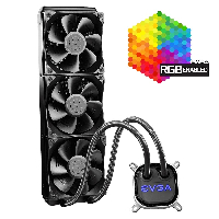 Водно охлаждане EVGA CLC 360mm All-In-One RGB LED CPU Liquid Cooler - 400-HY-CL36-V1