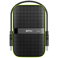 Външен диск Silicon Power Armor A60 2TB 2.5" USB 3.1 IPX67 Black - SP020TBPHDA60S3K