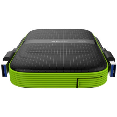 Външен диск Silicon Power Armor A60 2TB 2.5" USB 3.1 IPX67 Black - SP020TBPHDA60S3K