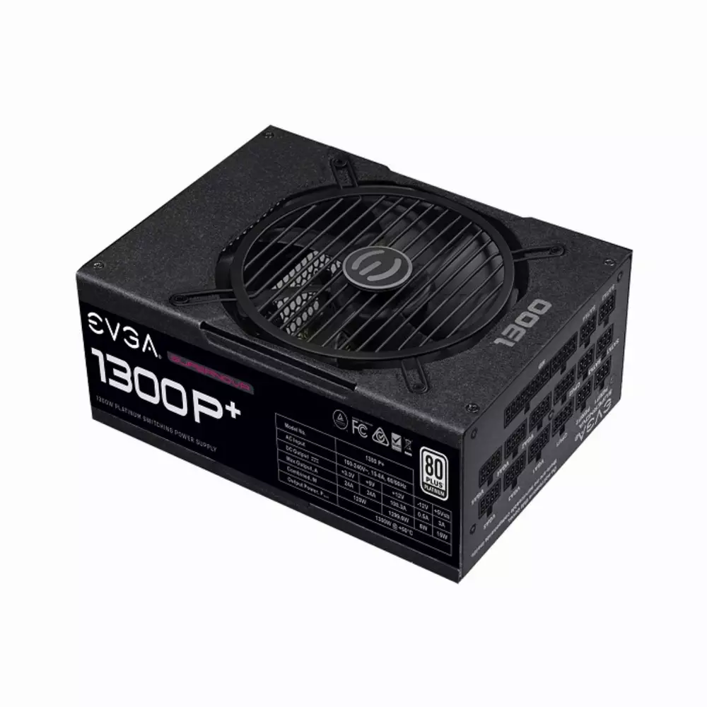 Захранване EVGA SuperNOVA 1300 P+ (1300W) 80+ Platinum - 220-PP-1300-X2
