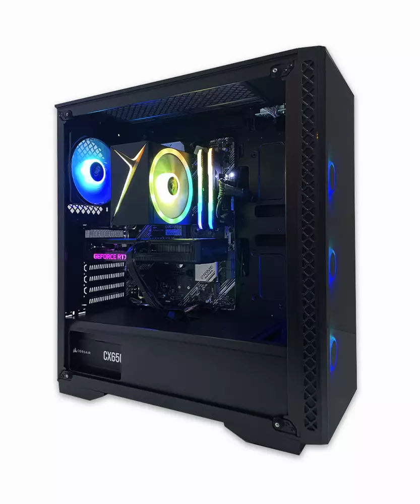 Геймърски компютър MARK II Trooper (AMD Ryzen 5 3600, B550, 16GB DDR4, RTX 3060 12GB, 512GB  NVMe SSD, 650W)