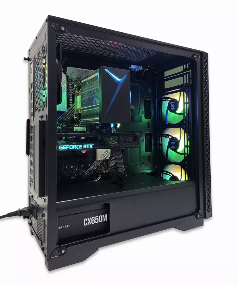 Геймърски компютър MARK II Trooper (AMD Ryzen 5 3600, B550, 16GB DDR4, RTX 3060 12GB, 512GB  NVMe SSD, 650W)