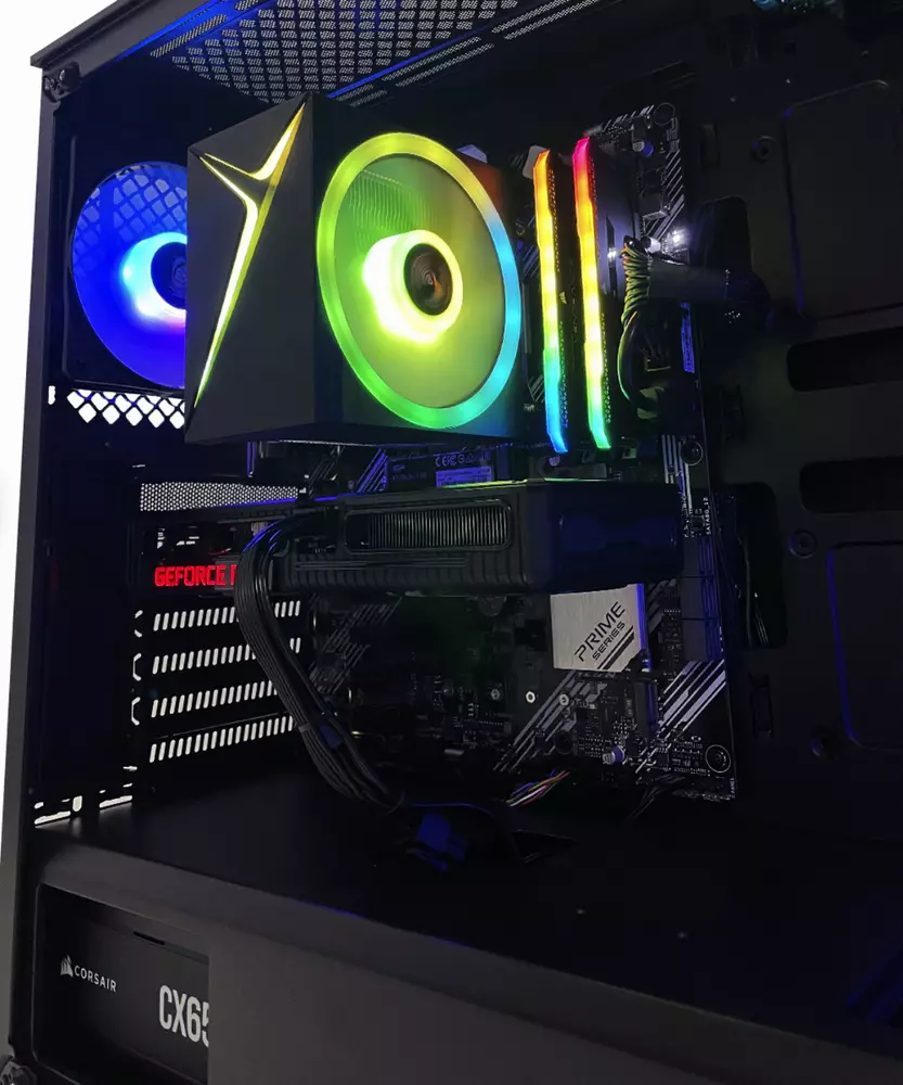Геймърски компютър MARK II Trooper (AMD Ryzen 5 3600, B550, 16GB DDR4, RTX 3060 12GB, 512GB  NVMe SSD, 650W)