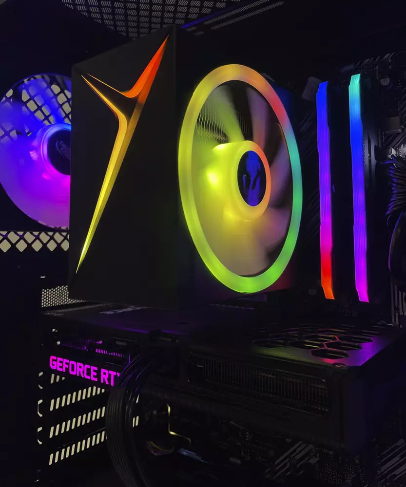 Геймърски компютър MARK II Trooper (AMD Ryzen 5 3600, B550, 16GB DDR4, RTX 3060 12GB, 512GB  NVMe SSD, 650W)