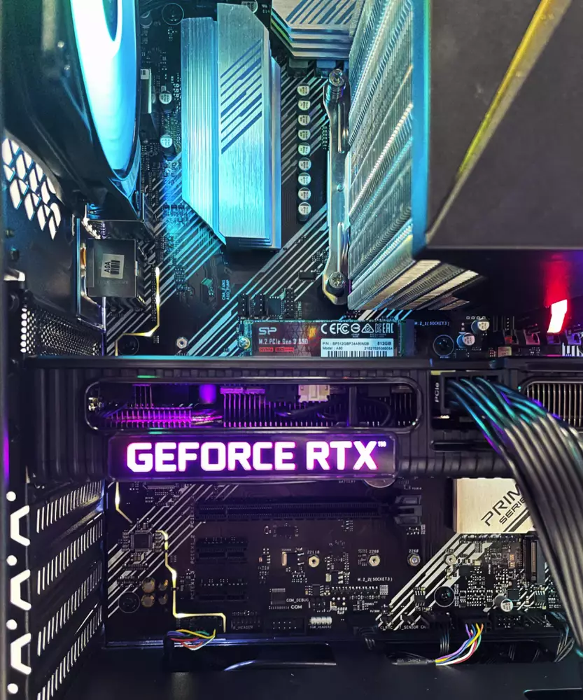 Геймърски компютър MARK II Trooper (AMD Ryzen 5 3600, B550, 16GB DDR4, RTX 3060 12GB, 512GB  NVMe SSD, 650W)