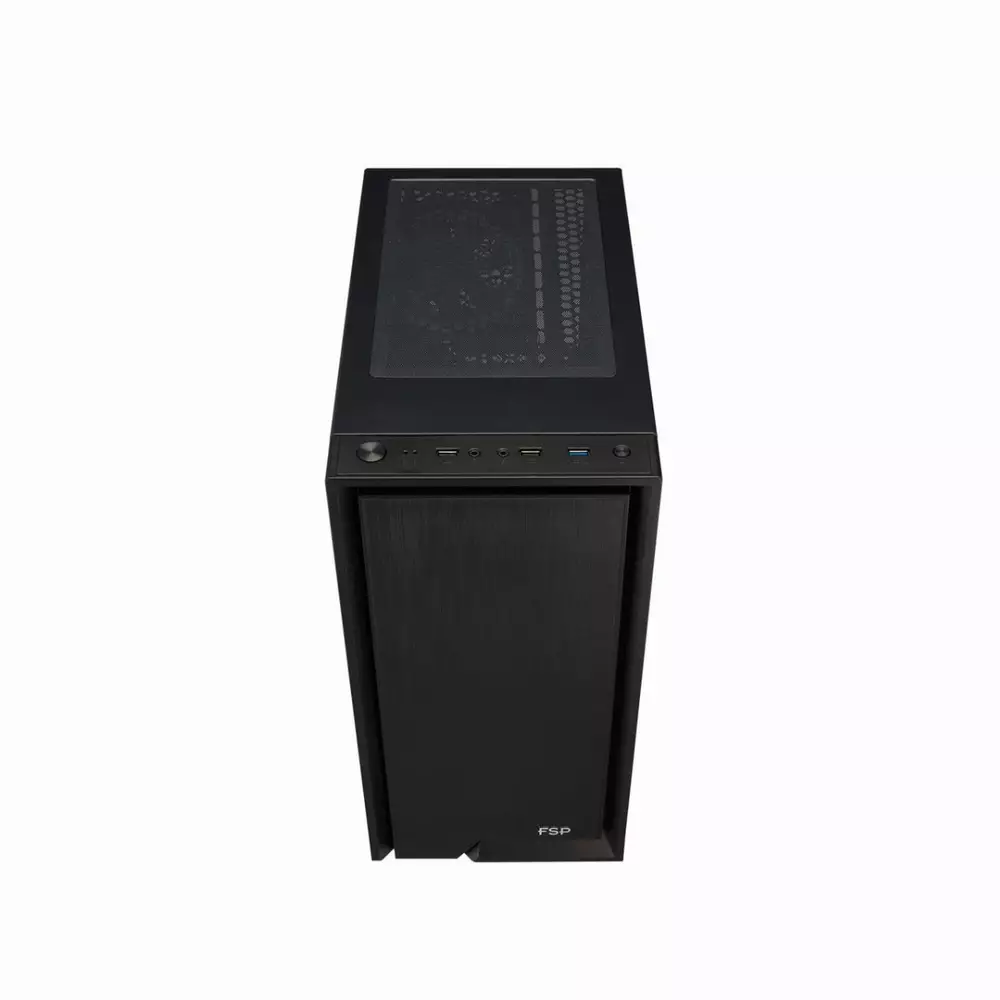 Кутия FSP CMT140 TG Mid-tower Black - POC0000105
